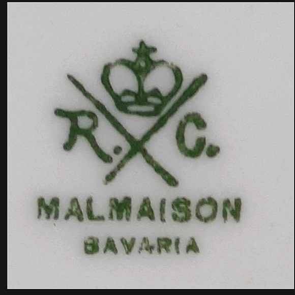 🔥2 Malmaison Bavaria Hand Painted Floral Plates - Picture 3 of 3